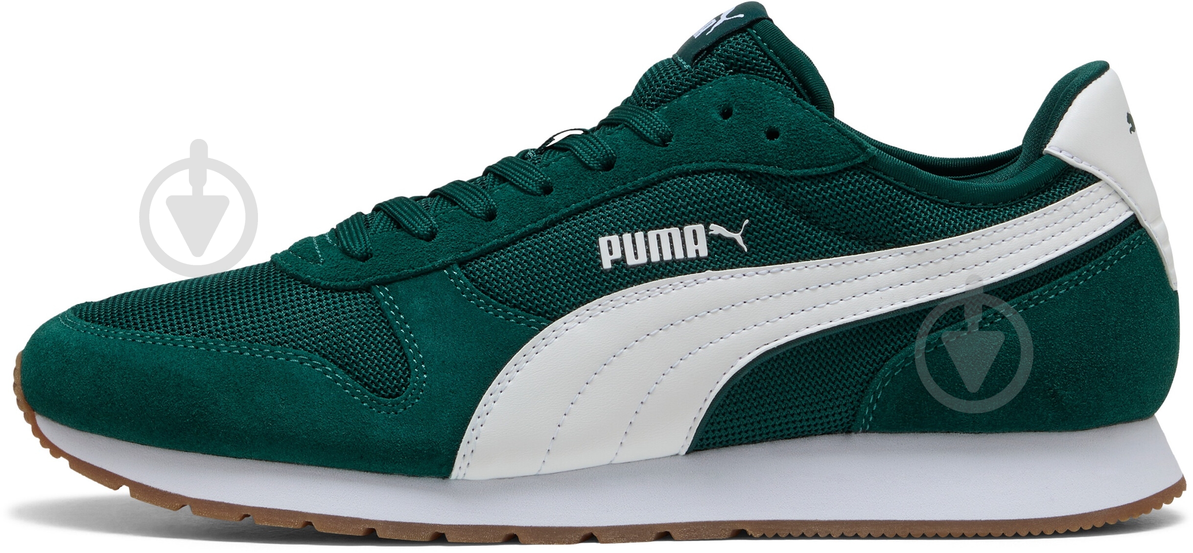 Кроссовки мужские демисезонные Puma ST MILER 40162208 р.44 зеленые - фото 1