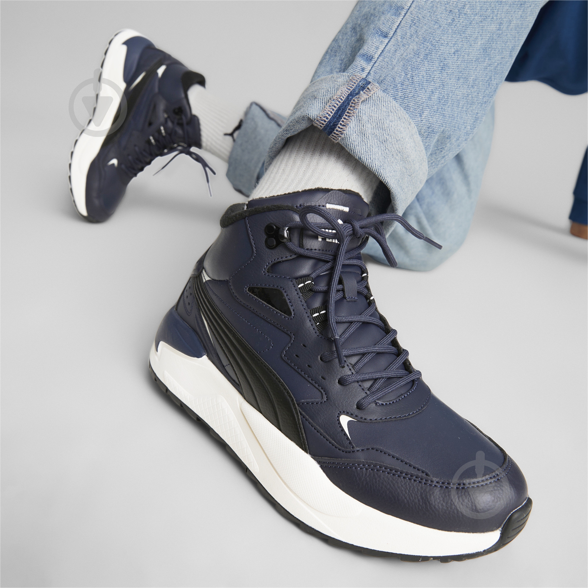 Черевики Puma X-RAY SPEED MID WTR L 38857403 р.40,5 синій - фото 7