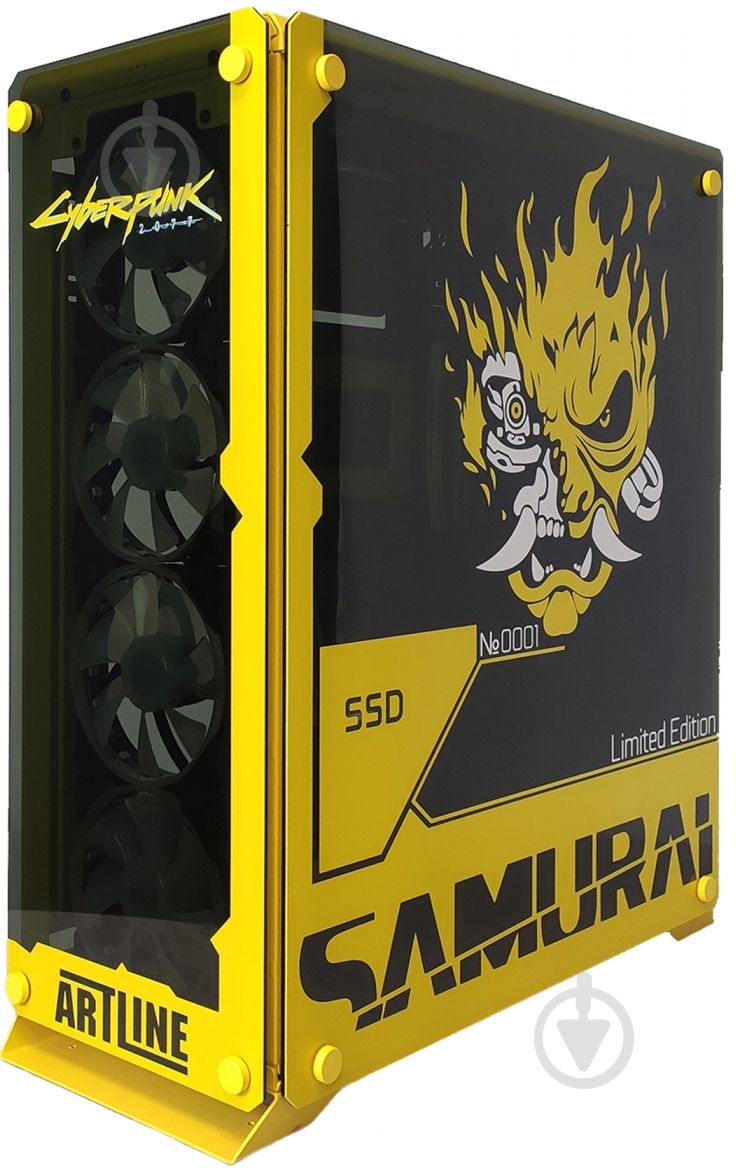 Комп'ютер Artline Samurai SAMURAI (SAMURAIv12) black/yellow - фото 3