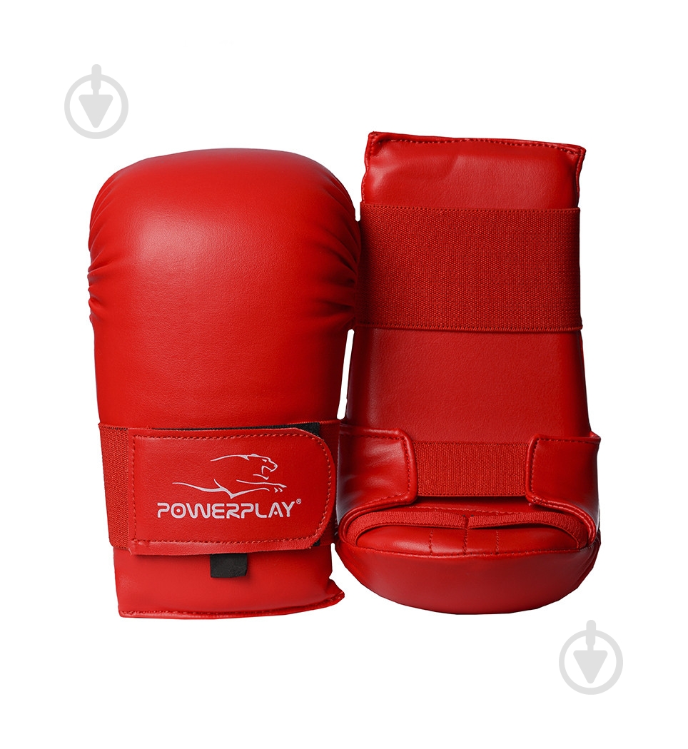 Перчатки для карате PowerPlay р. M 3,7oz PP_3027 красный - фото 1 Перчатки для карате PowerPlay р. M 3,7oz PP_3027 красный - фото 1