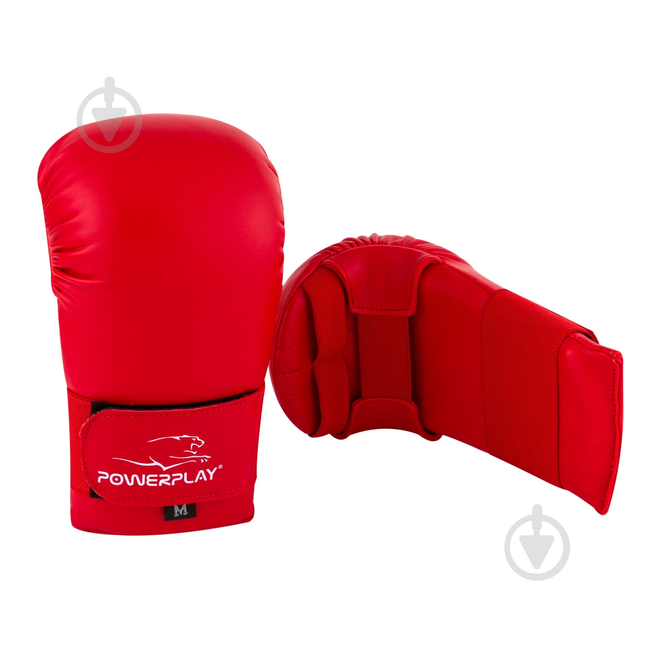 Перчатки для карате PowerPlay р. M 3,7oz PP_3027 красный - фото 2 Перчатки для карате PowerPlay р. M 3,7oz PP_3027 красный - фото 2