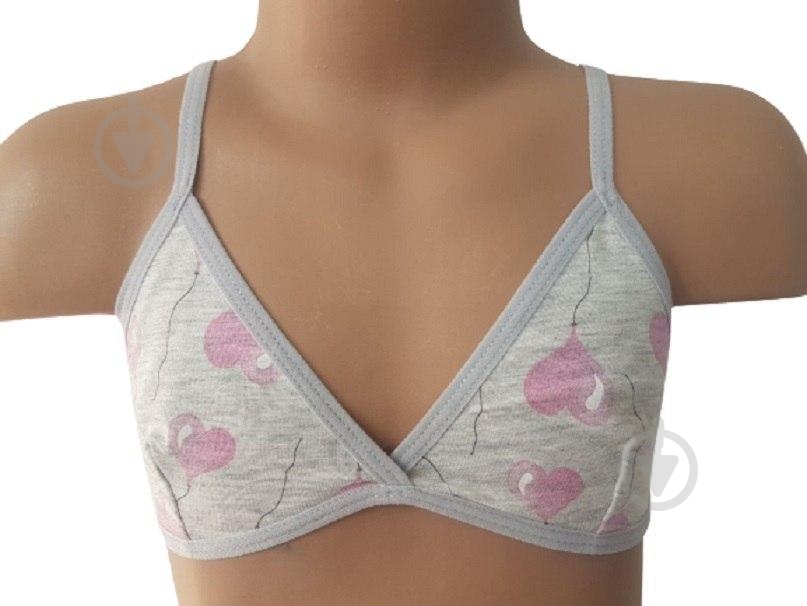 Лиф Bibo для девочки р.152 серый 92129 - фото 1