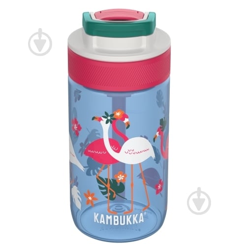 Пляшка для води Kambukka Lagoon Blue Flamingo 400 мл синій (11-04052) - фото 1