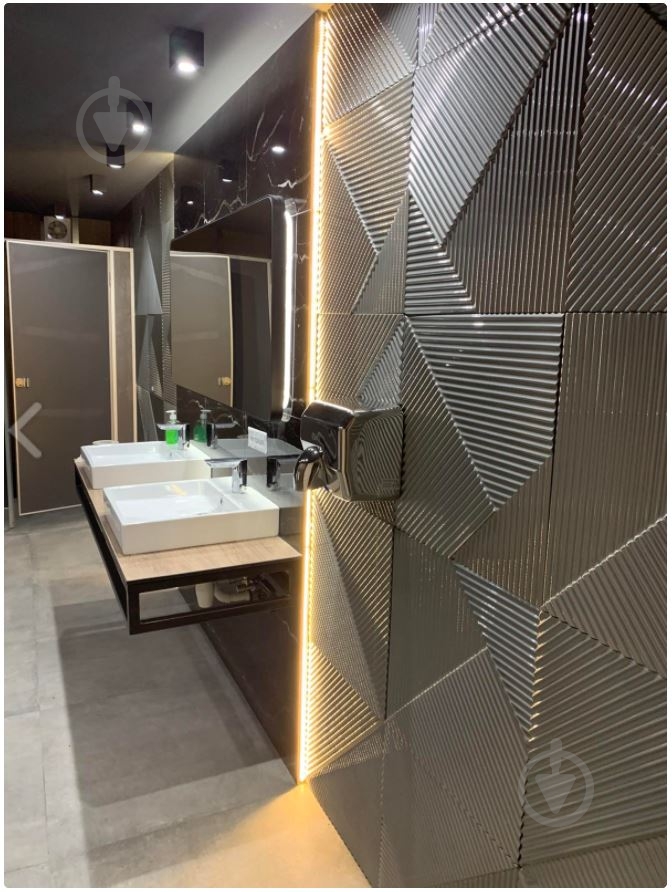 3D-панель гипсовая Calipso Линии 0,25 кв.м - фото 4