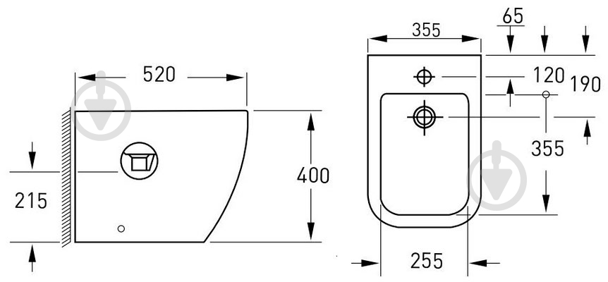 Биде напольное VOLLE Orlando 13-35-072 - фото 4 Биде напольное VOLLE Orlando 13-35-072 - фото 4