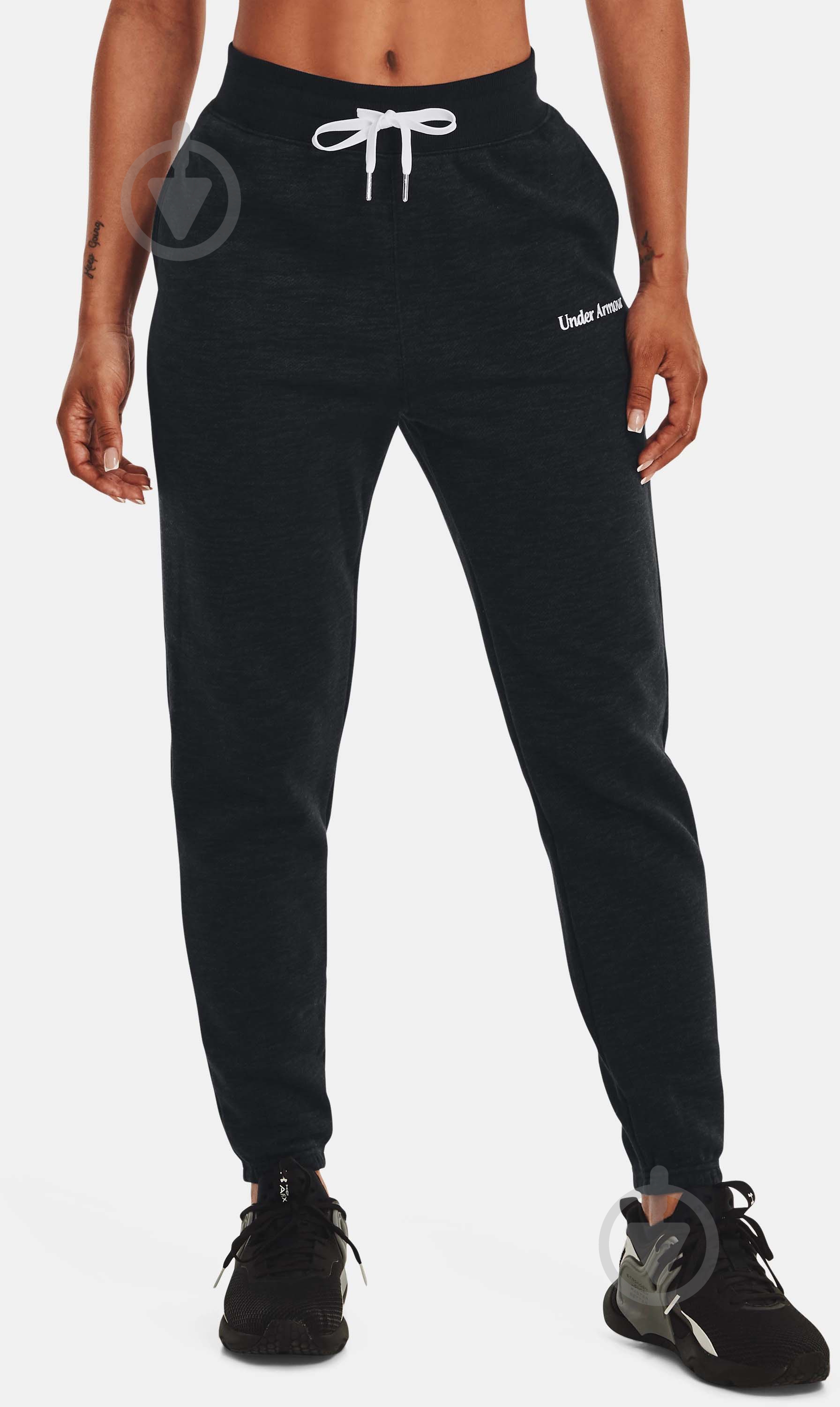 Брюки Under Armour ESSENTIAL SCRIPT PANT 1374105-001 р. S черный - фото 1