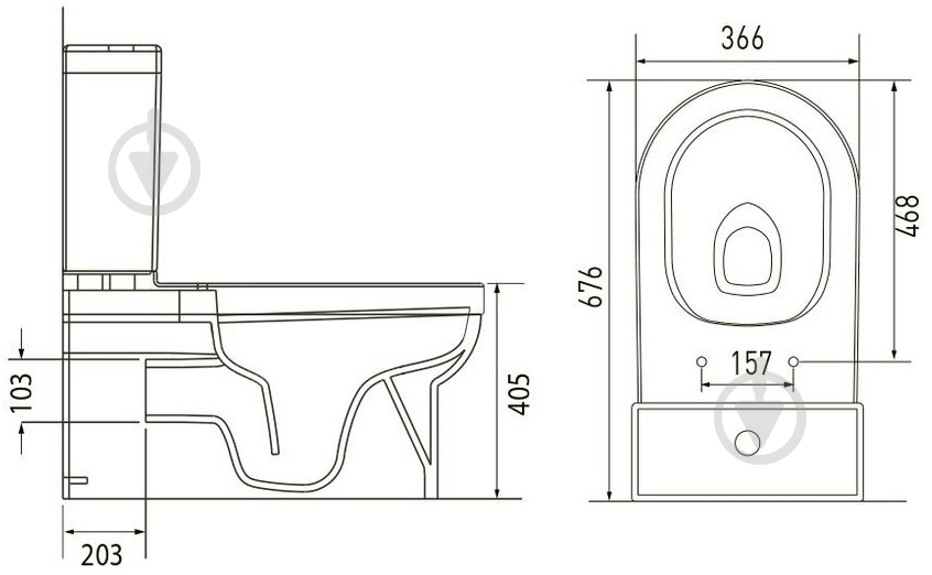 Унитаз VOLLE Solar 13-93-153 - фото 2