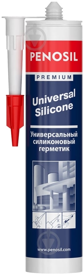 Герметик силиконовый PENOSIL универсальный Multipurpose Silicone 315c белый 310 мл - фото 2