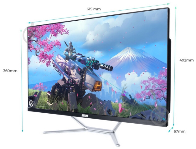 Моноблок Artline Gaming G75 27 (G75v26) black/silver - фото 9 Моноблок Artline Gaming G75 27 (G75v26) black/silver - фото 9