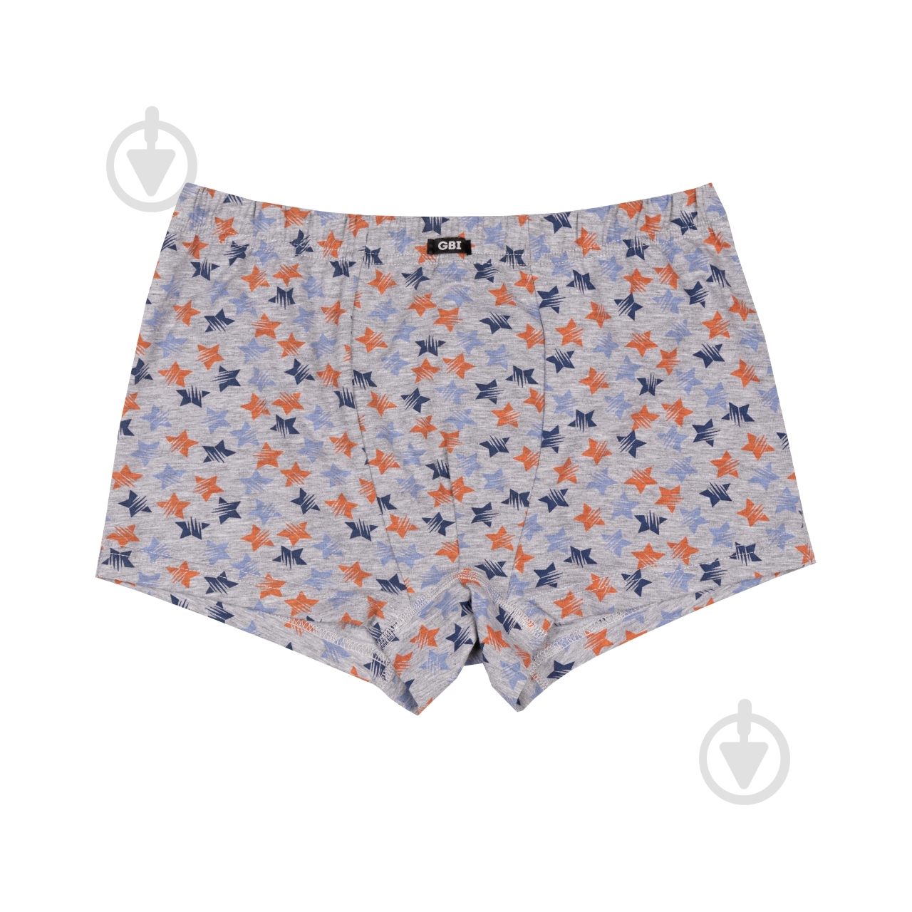 Труси-шорти чоловічі GBI зірки на сірому 14304 XL - фото 1 Труси-шорти чоловічі GBI зірки на сірому 14304 XL - фото 1