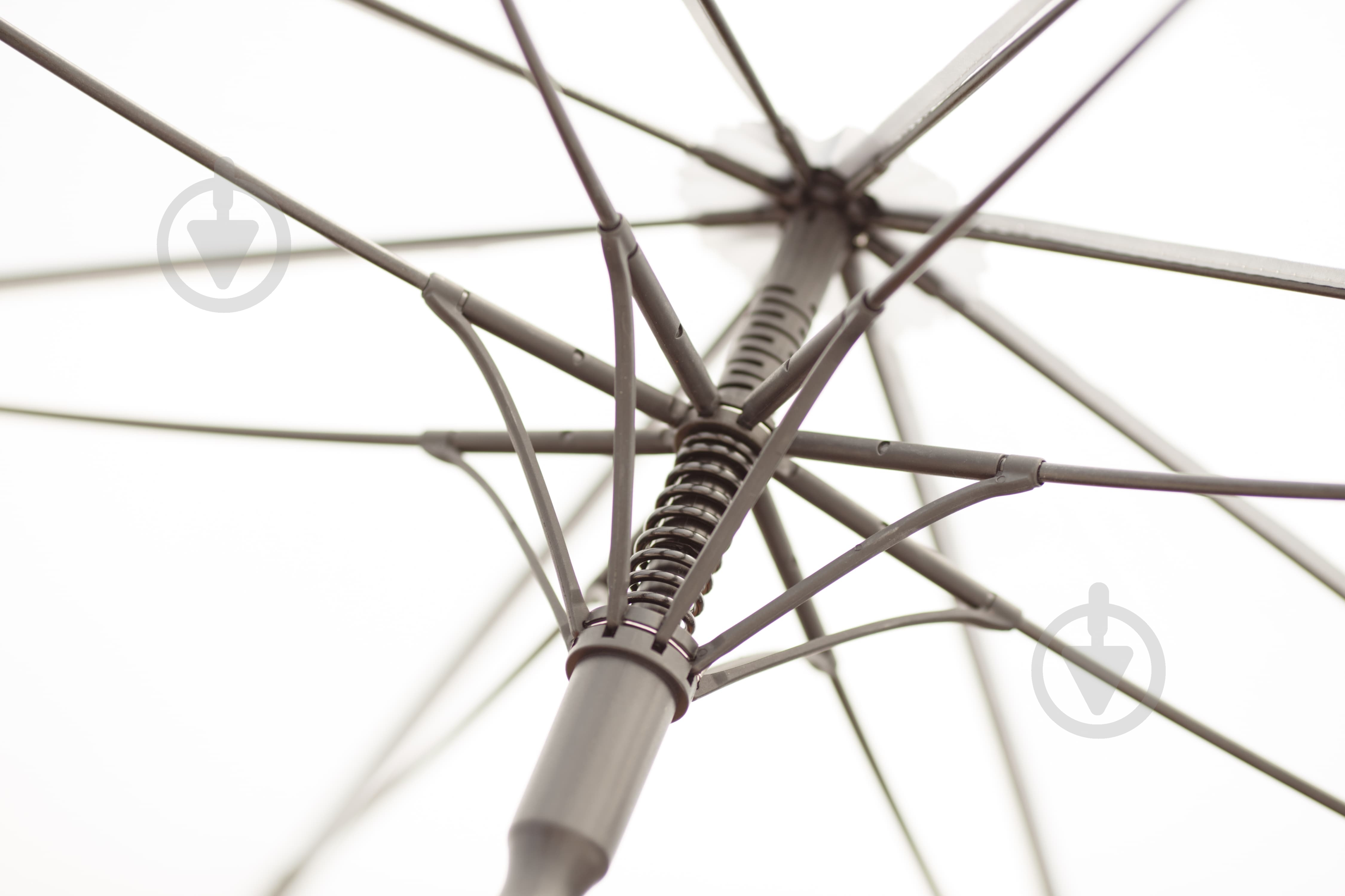 Зонт-трость KRAGO Silver Grey серый - фото 2 Зонт-трость KRAGO Silver Grey серый - фото 2