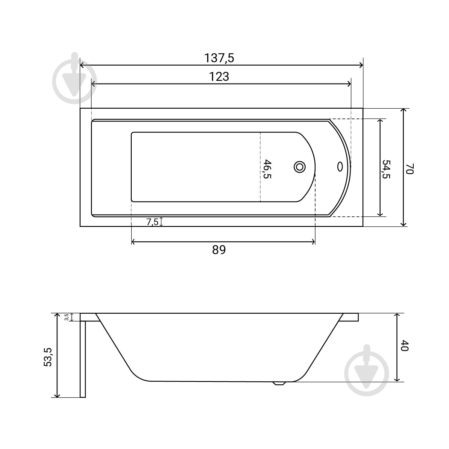 Helmken Vespera 23098001 137,5х70 см - фото 3