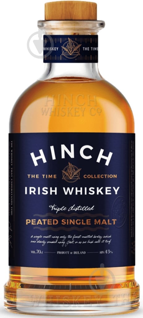 Виски Hinch Peated Single Malt 43% 0,7 л - фото 1 Виски Hinch Peated Single Malt 43% 0,7 л - фото 1
