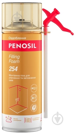 Піна монтажна PENOSIL Filling Foam 254 трубочна 340 мл - фото 1