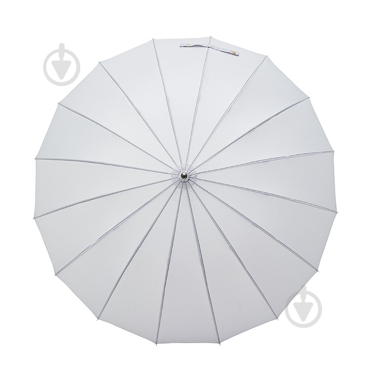 Парасолька-тростина KRAGO 16 спиць сірий - фото 3