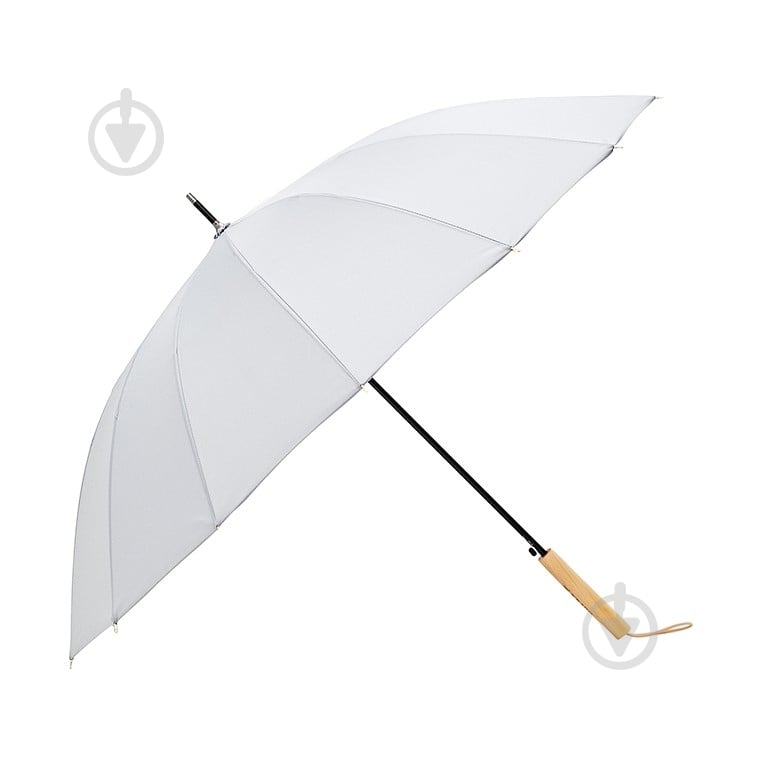 Парасолька-тростина KRAGO 16 спиць сірий - фото 2