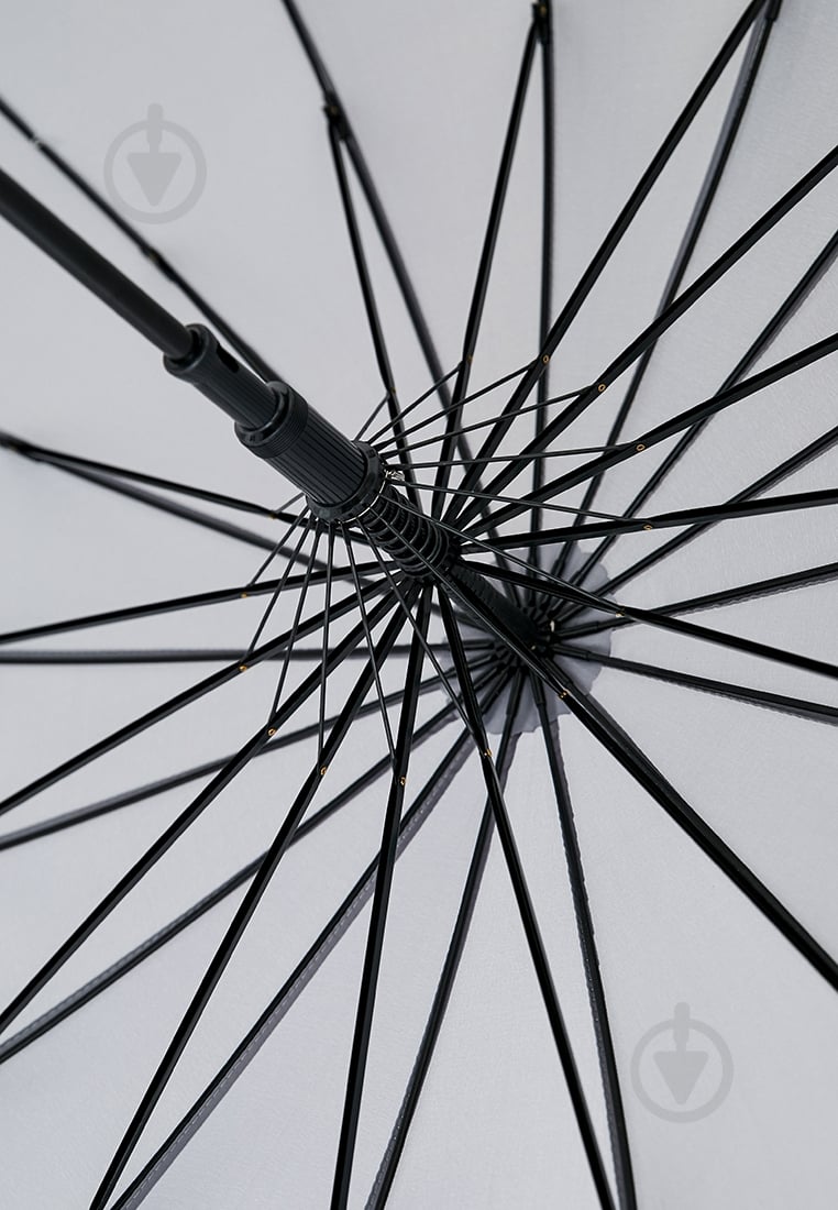 Парасолька-тростина KRAGO 16 спиць сірий - фото 5