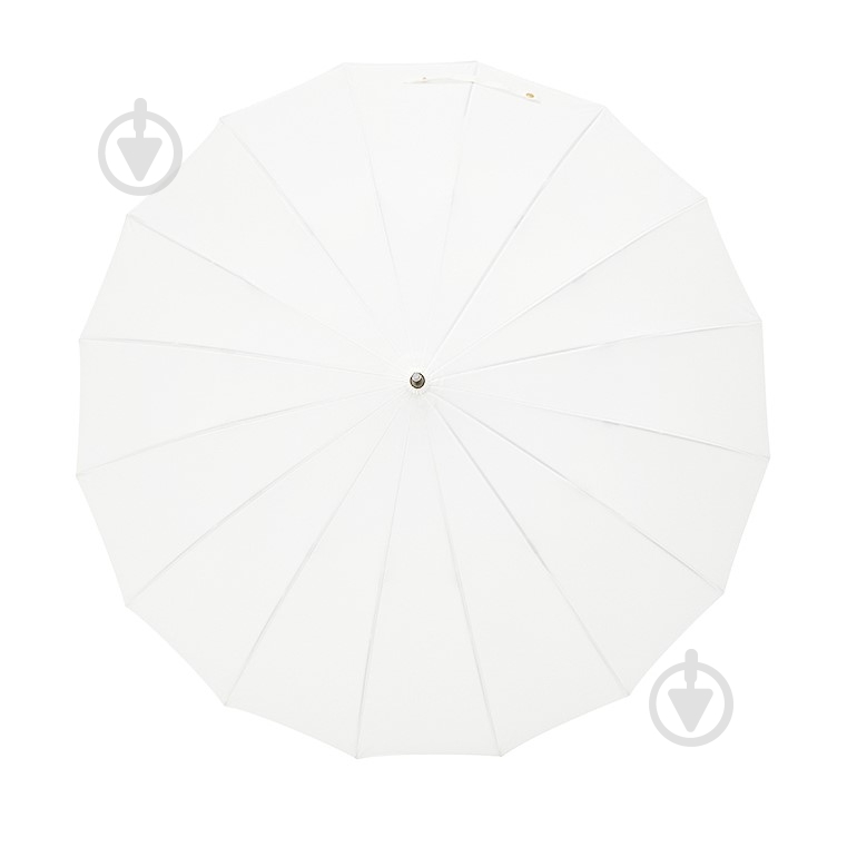 Зонт-трость KRAGO 16 спиц белый - фото 2