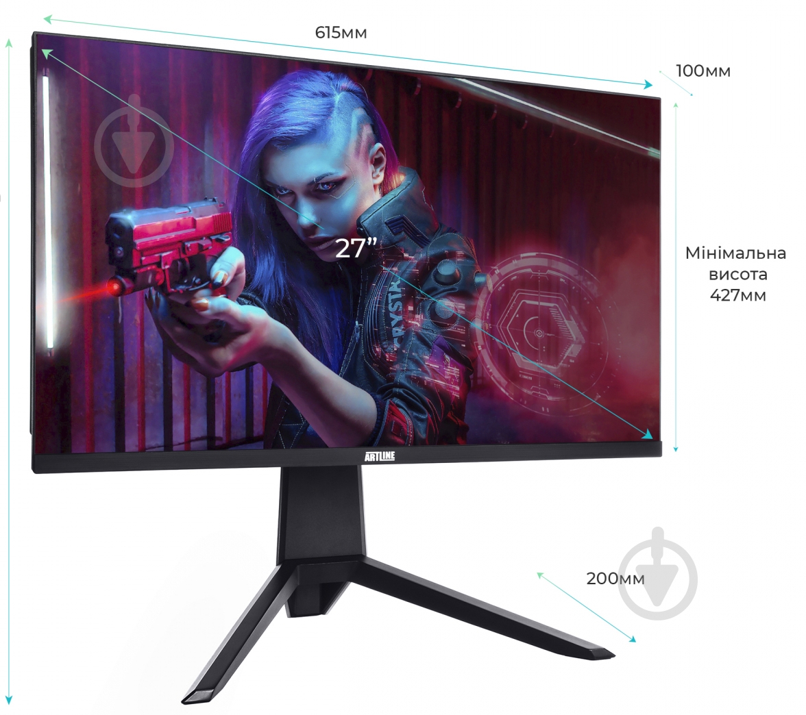 Моноблок Artline Gaming G77 27 (G77v19) black - фото 13