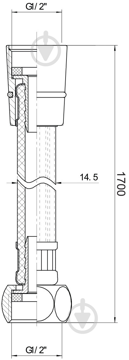 Шланг для душа VOLLE 15900001 - фото 3