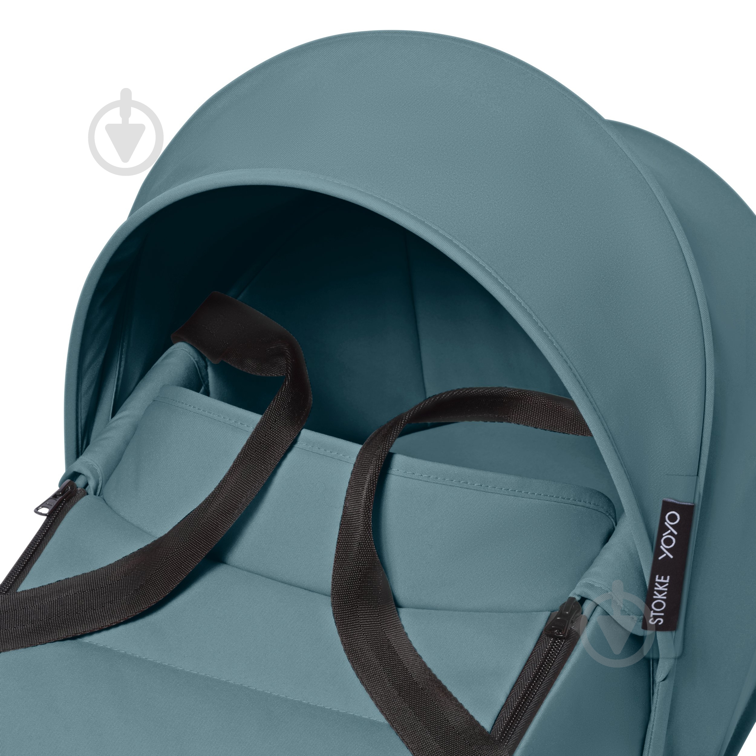 Люлька Stokke aqua blue YOYO Newborn Shell - фото 3 Люлька Stokke aqua blue YOYO Newborn Shell - фото 3