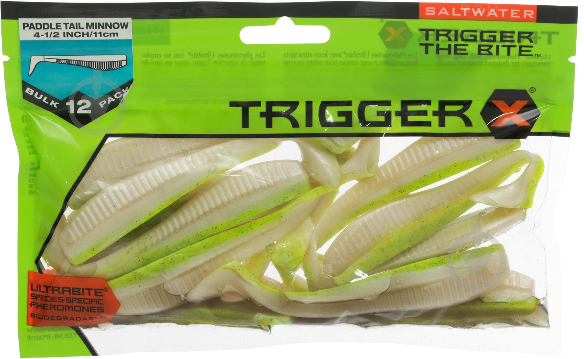 Виброхвост Trigger X Minnow 115 мм 12 шт. SVTXPM45CPG - фото 2 Виброхвост Trigger X Minnow 115 мм 12 шт. SVTXPM45CPG - фото 2
