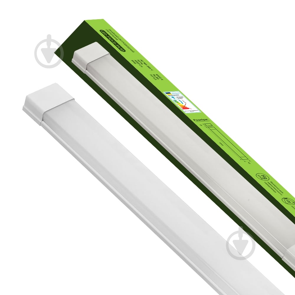 Світильник лінійний Eurolamp 54 Вт без цоколя холодний LED-FX(1.2)-54/65 - фото 1