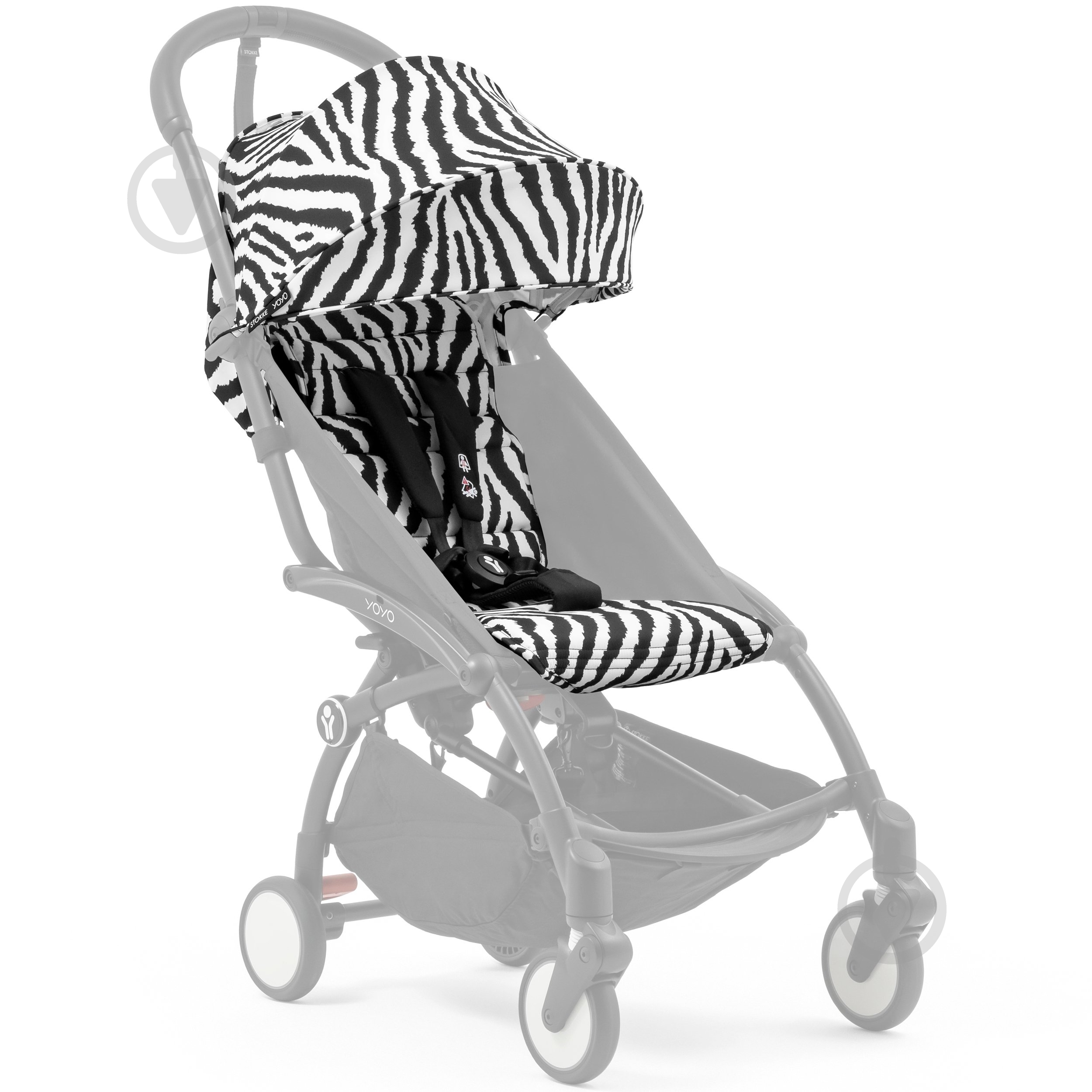 Комплект текстилю Stokke multicolor YOYO Wild 6+ Zebra - фото 1 Комплект текстилю Stokke multicolor YOYO Wild 6+ Zebra - фото 1