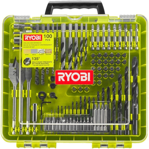 Набір біт і свердел RYOBI 1,5-25 мм 100 шт. 5132004666 - фото 1