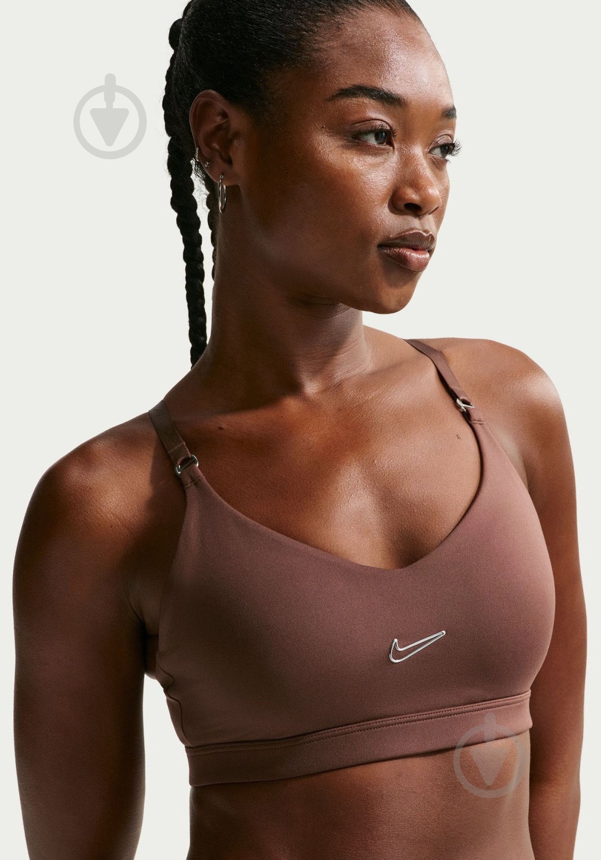 Бра Nike IO1287-216 р.S коричневый - фото 1