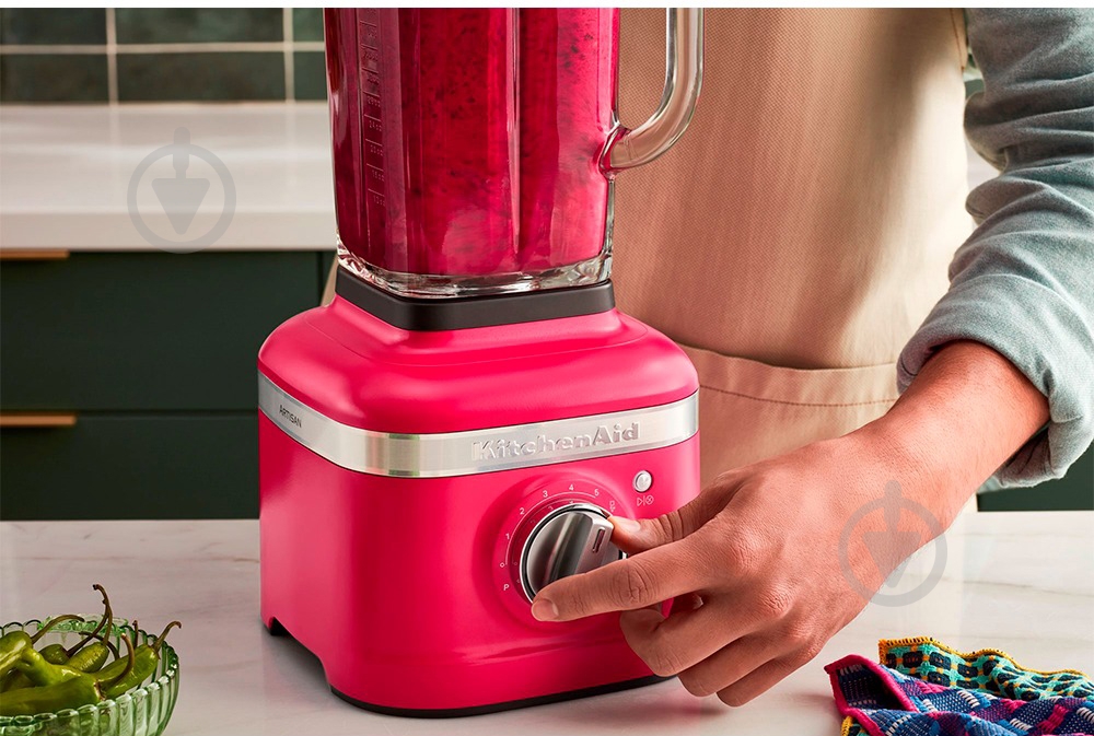 Блендер стаціонарний KitchenAid Artisan K400 5KSB4026EHI 1.4 л гібіскус - фото 5