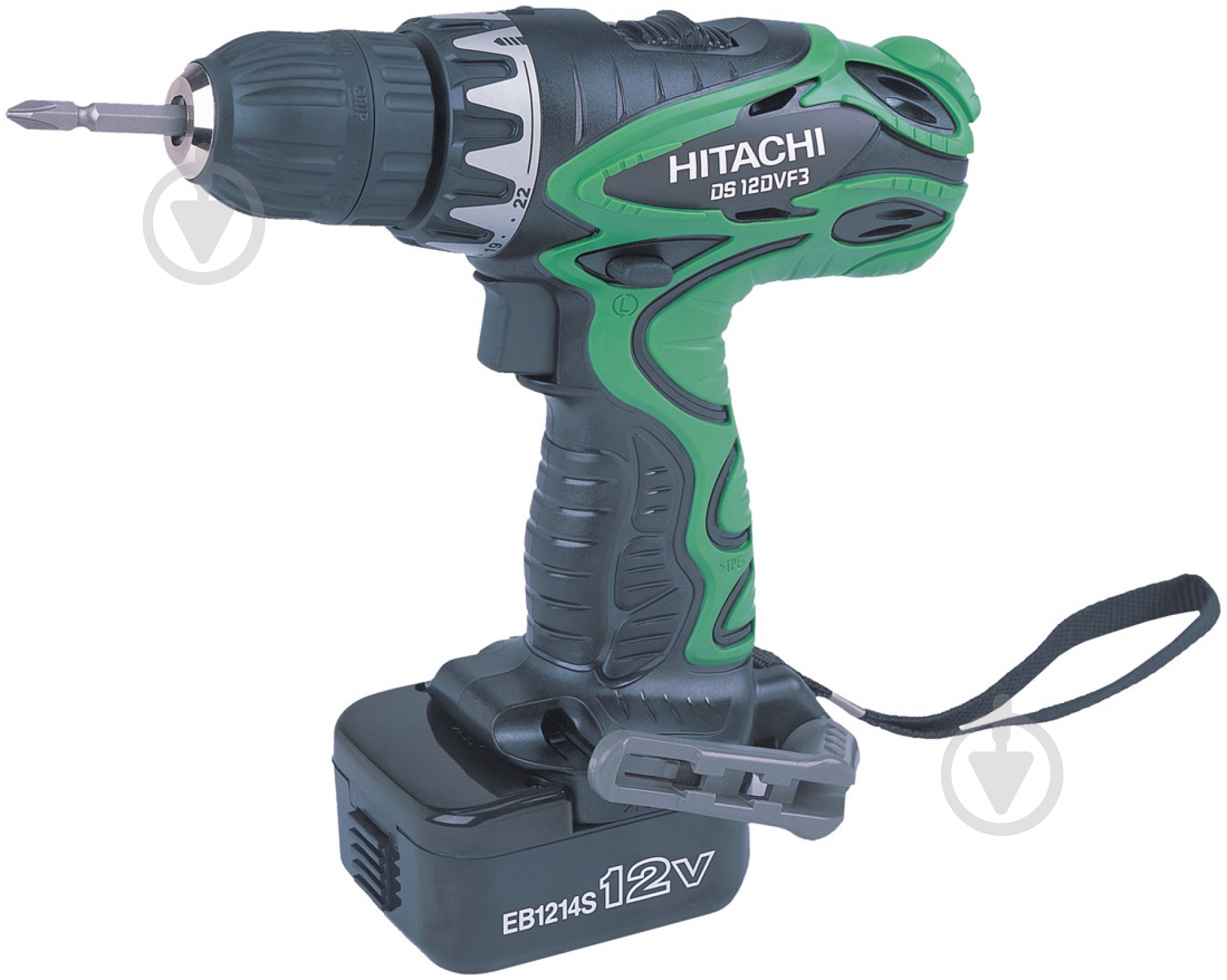 Шуруповерт аккумуляторный Hitachi DS12DVF3 - фото 1