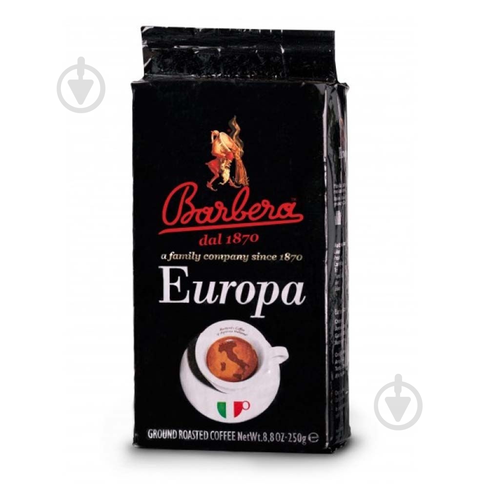 Кофе молотый Barbera Europa 250 г - фото 1 Кофе молотый Barbera Europa 250 г - фото 1