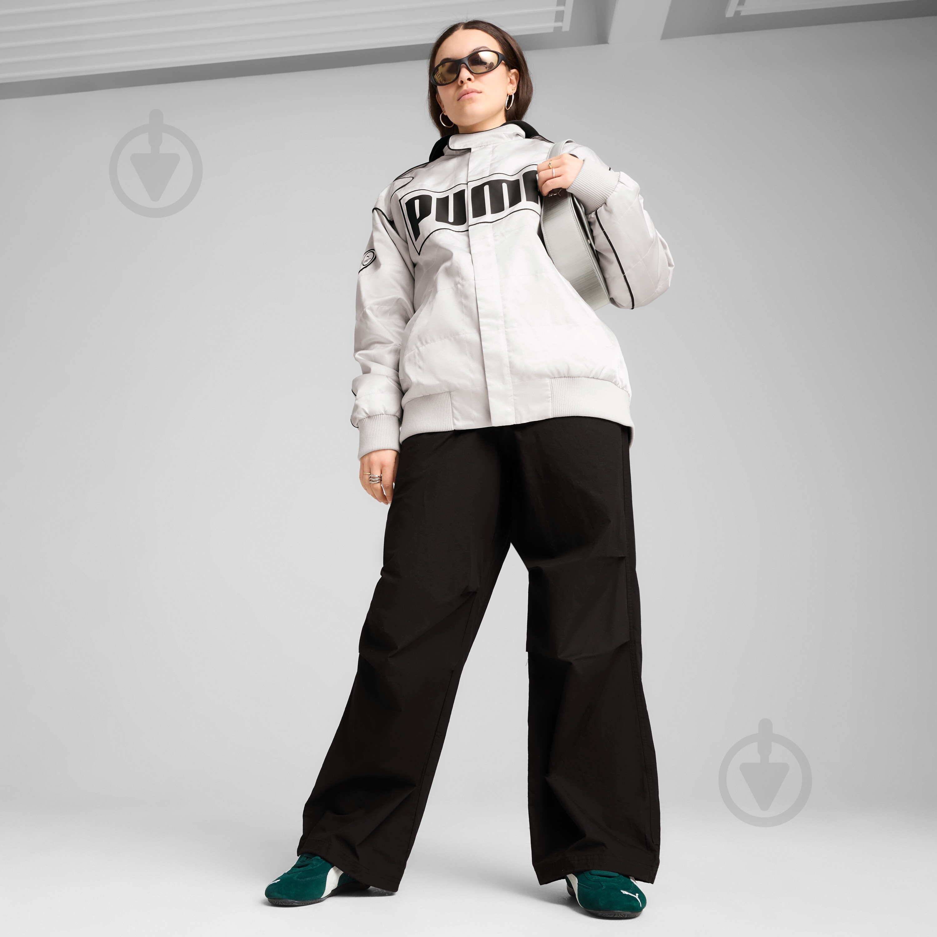 Кроссовки женские демисезонные Puma SPEEDCAT 39884612 р.39 зеленые - фото 8