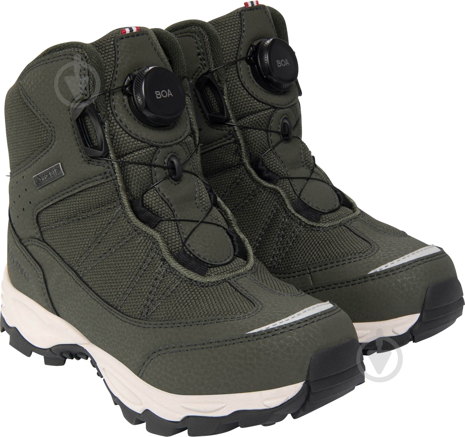 Ботинки детские Viking Bjork Warm GTX BOA р.30 темно-зеленый - фото 1