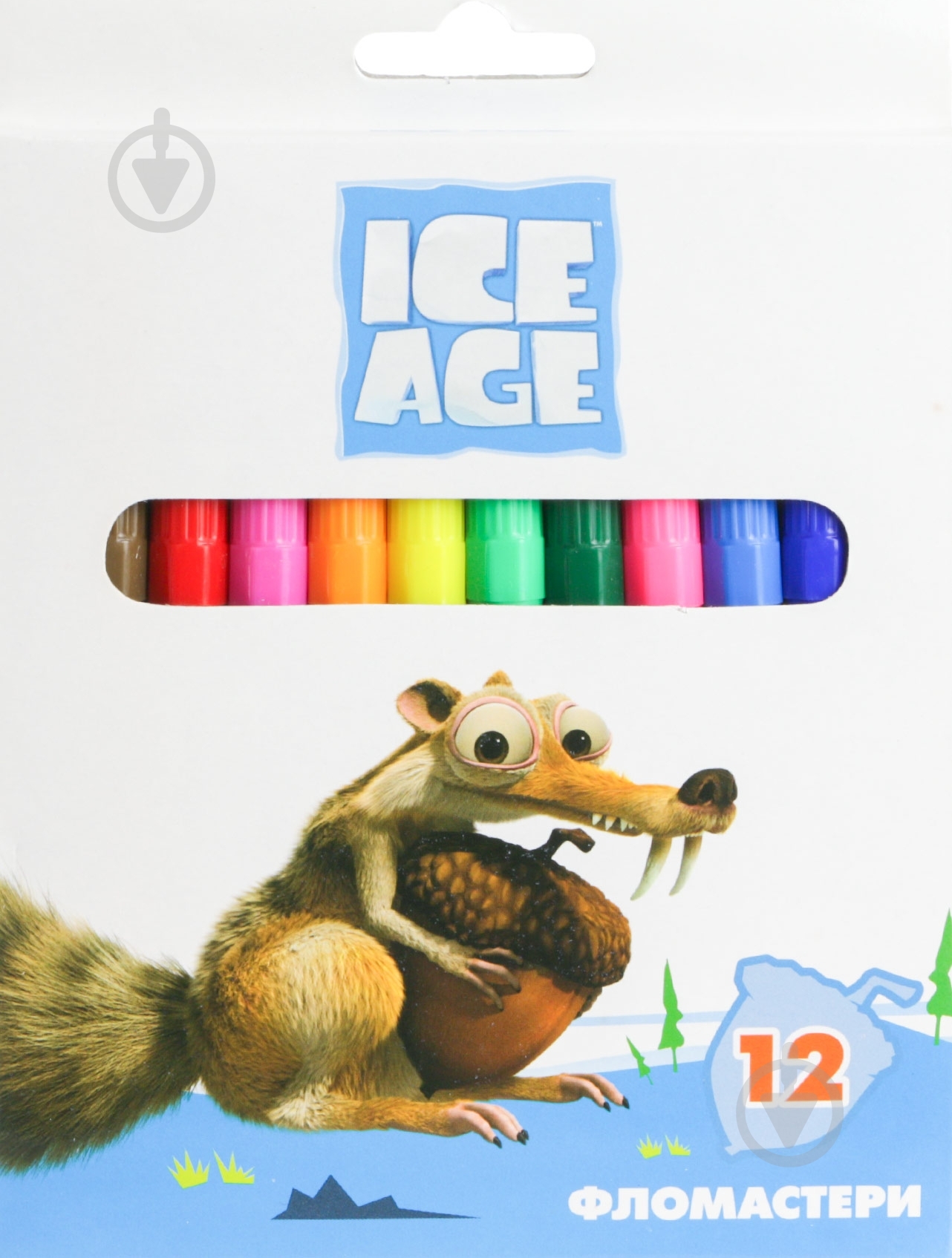 Фломастеры Ice Age 12 шт. Cool For School - фото 1