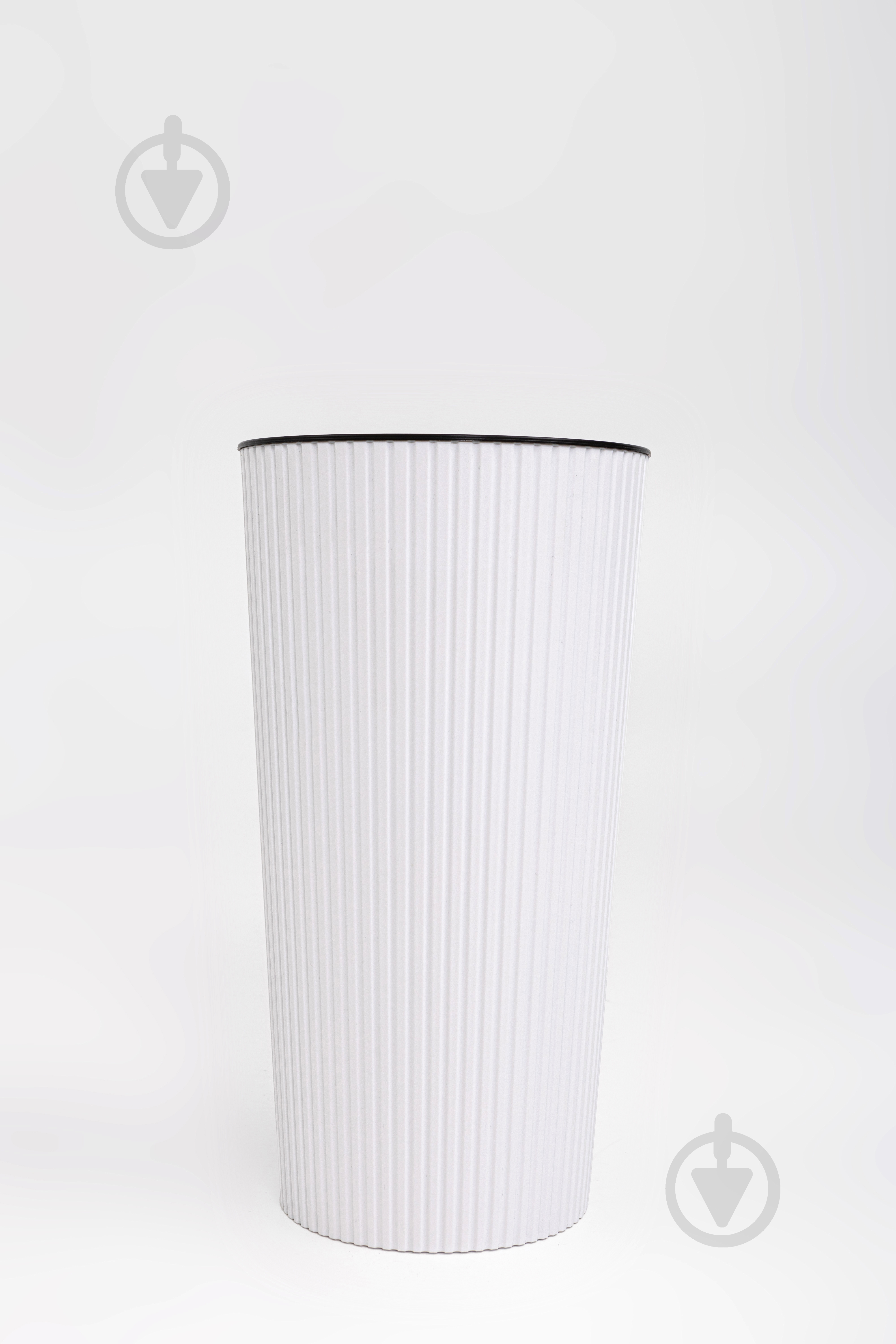 Горшок для цветов пластик Тея 41 см круглый белый 6 л ММ-Пласт (T41wh) - фото 5 Горшок для цветов пластик Тея 41 см круглый белый 6 л ММ-Пласт (T41wh) - фото 5