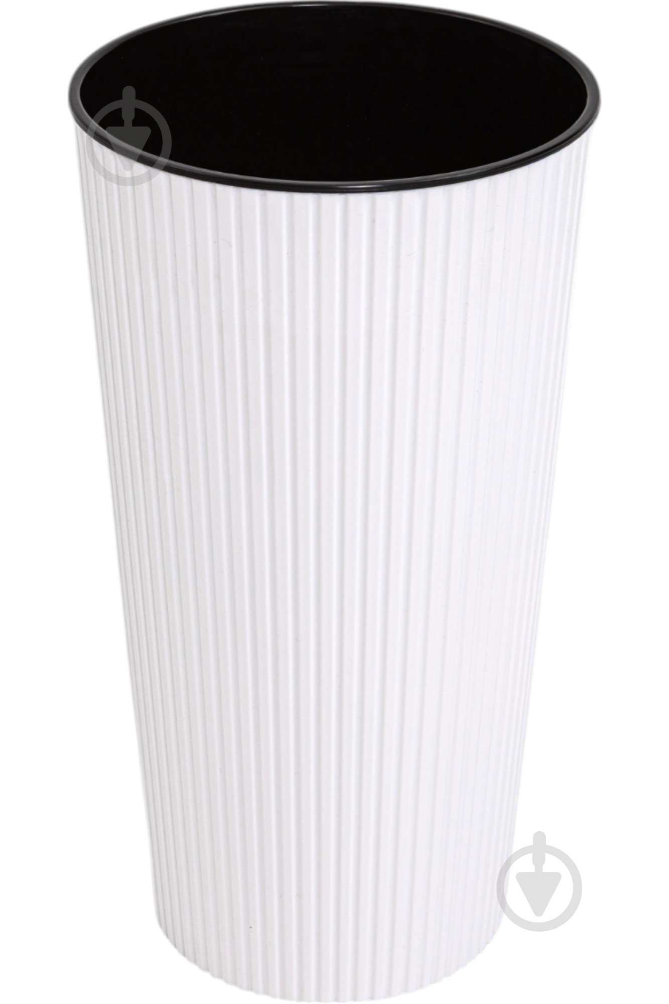 Горшок для цветов пластик Тея 41 см круглый белый 6 л ММ-Пласт (T41wh) - фото 1 Горшок для цветов пластик Тея 41 см круглый белый 6 л ММ-Пласт (T41wh) - фото 1