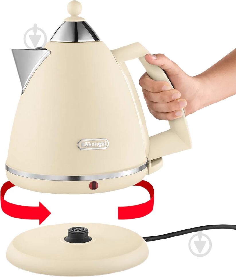 Электрочайник Delonghi KBX 2016 BG - фото 4 Электрочайник Delonghi KBX 2016 BG - фото 4