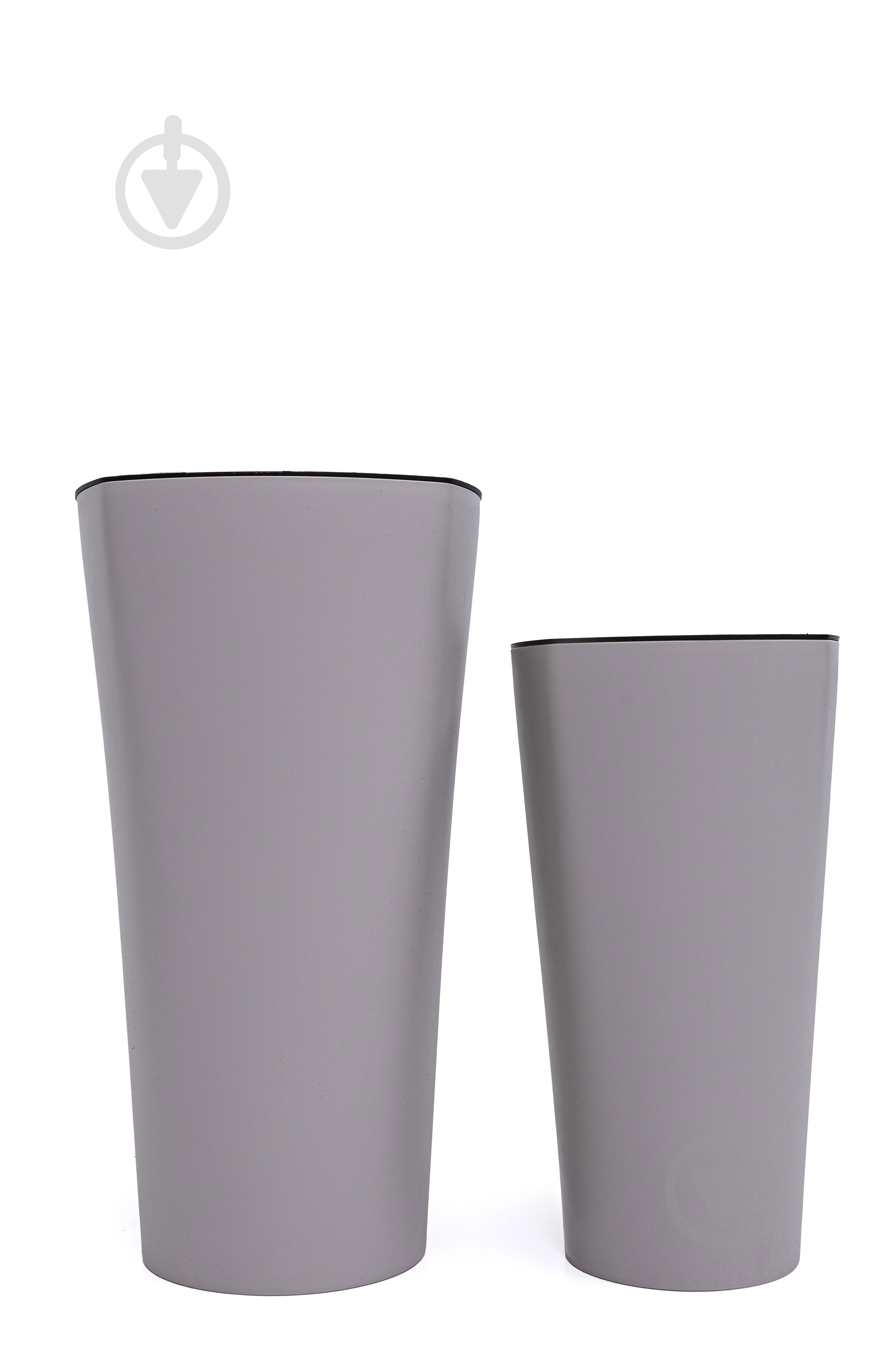 Горщик для квітів пластик Крокус 51 см круглий какао 11 л ММ-Пласт (K51ca) - фото 1 Горщик для квітів пластик Крокус 51 см круглий какао 11 л ММ-Пласт (K51ca) - фото 1