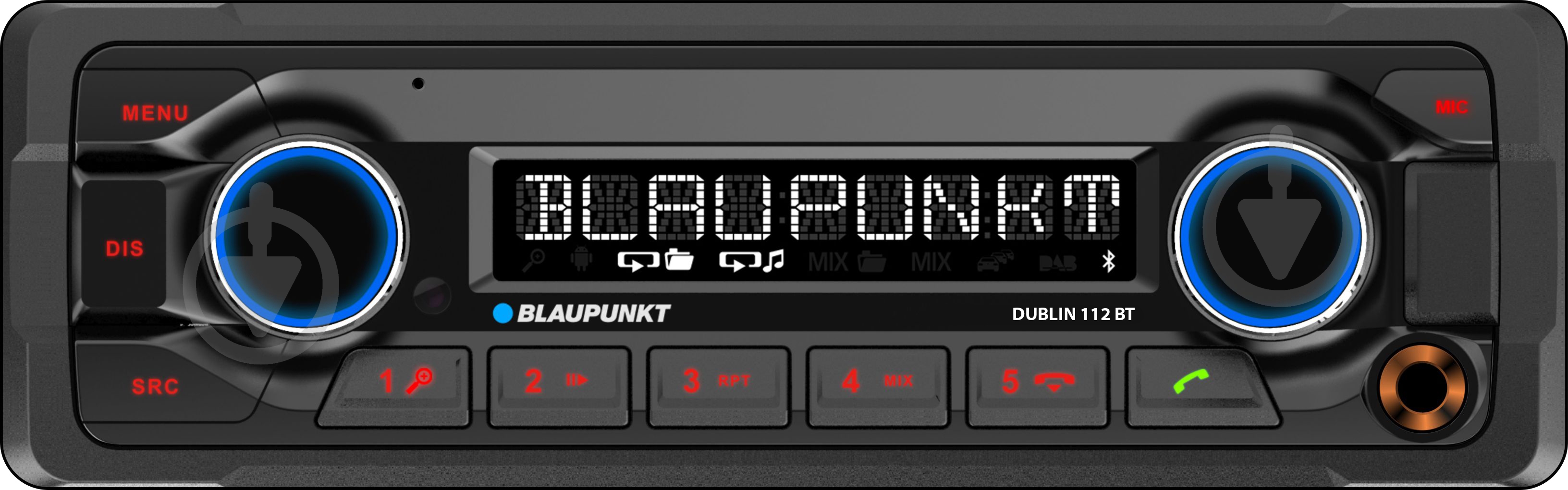 Автомагнитола Blaupunkt Dublin 112 BT - фото 1