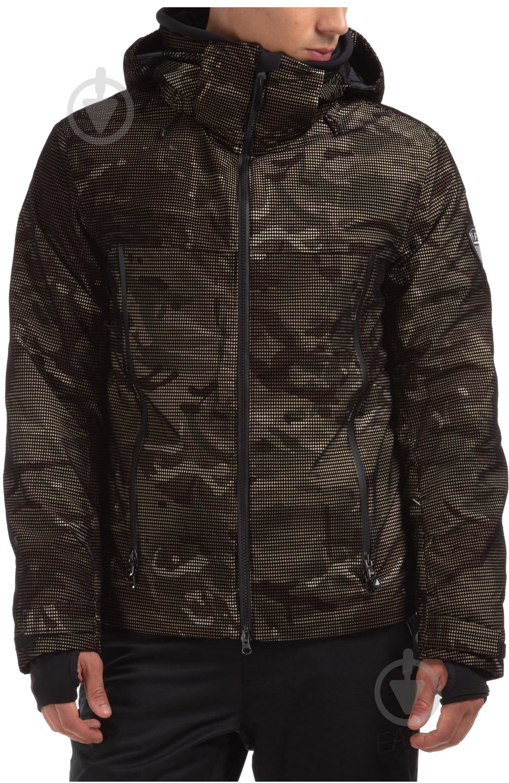 Куртка мужская зимняя EA7 6HPG19-PN9BZ-2815 р.S зеленая - фото 4 Куртка мужская зимняя EA7 6HPG19-PN9BZ-2815 р.S зеленая - фото 4