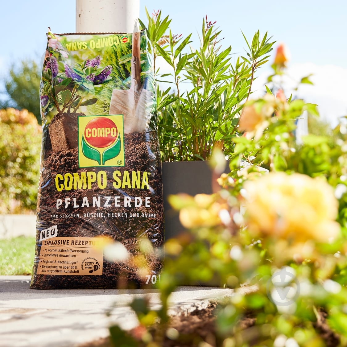 Торфосмесь Compo Сана Для всех видов хвойных растений 40 л 1621 - фото 13