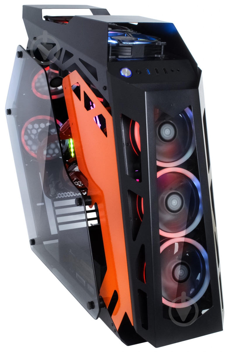 Компьютер Artline Overlord (P91v02) black/orange - фото 3 Компьютер Artline Overlord (P91v02) black/orange - фото 3