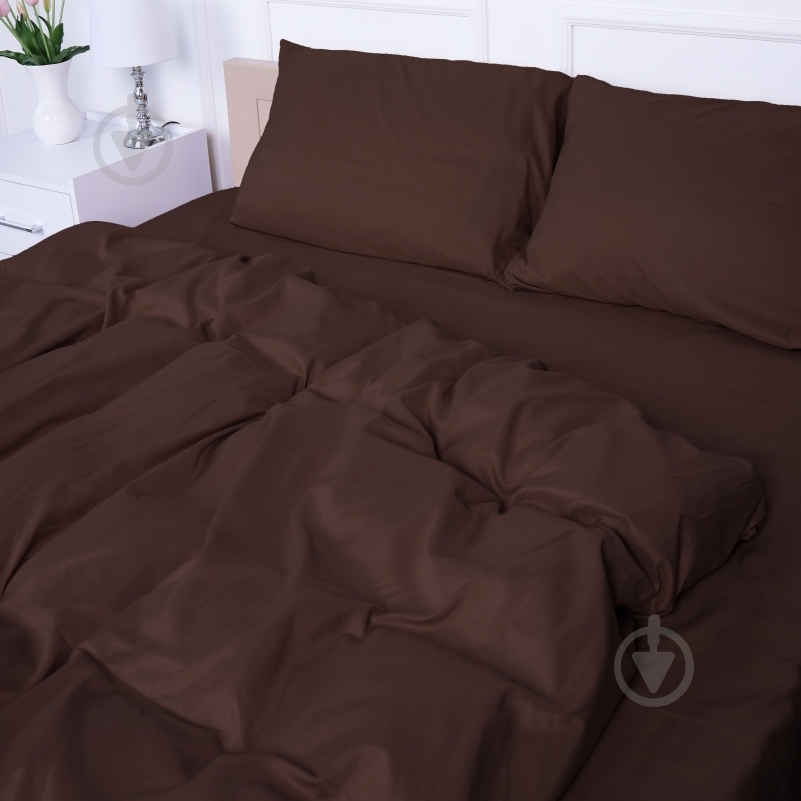 Наволочка Microsatin Premium №19-1230 Friar Brown 70x70 см коричневый MirSon - фото 3