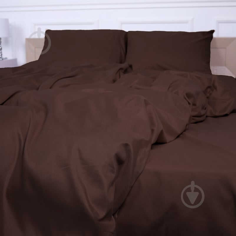 Наволочка Microsatin Premium №19-1230 Friar Brown 70x70 см коричневый MirSon - фото 4