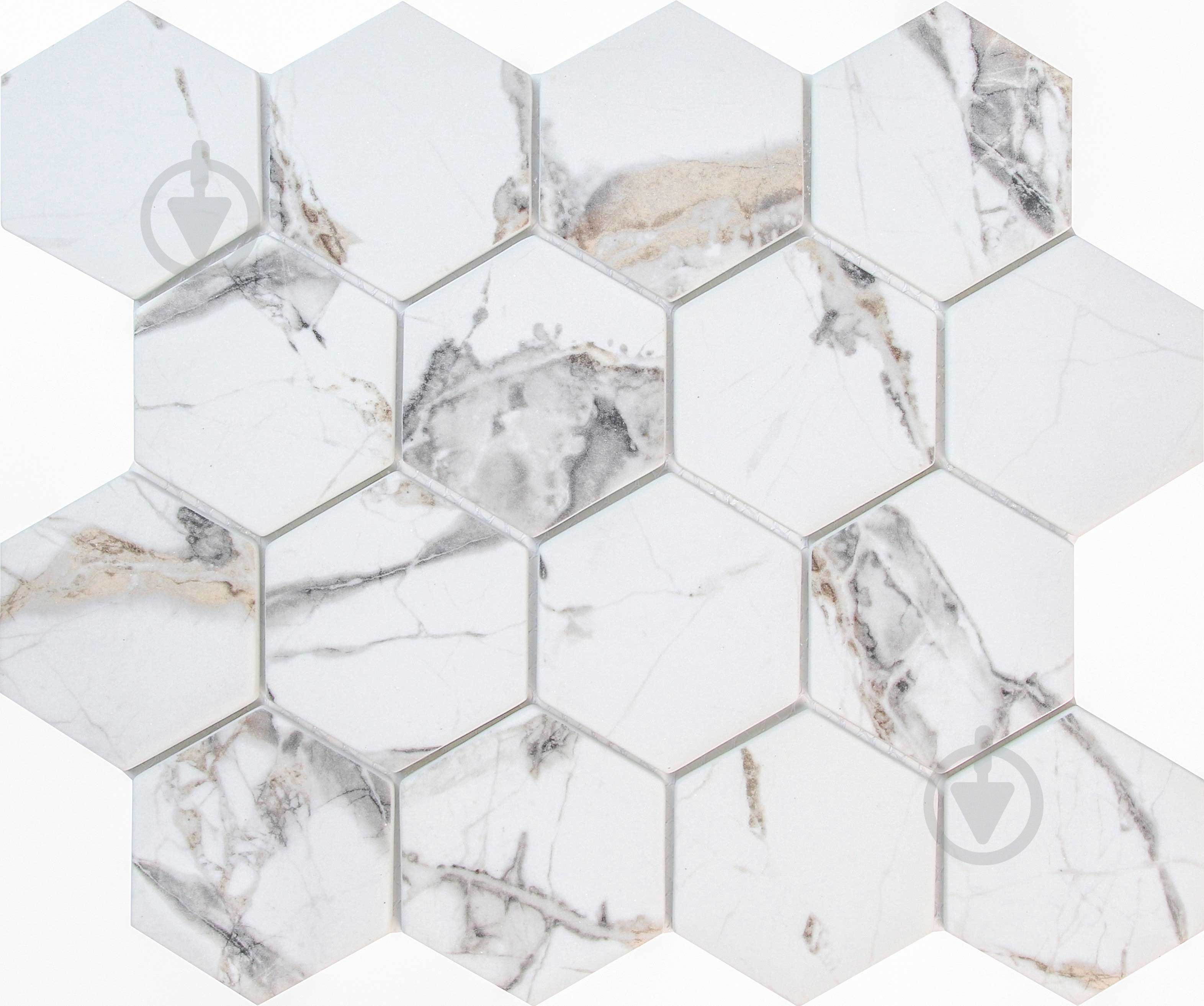 Мозаика Intermatex Hexa marmi 25,8x29,8 см - фото 1