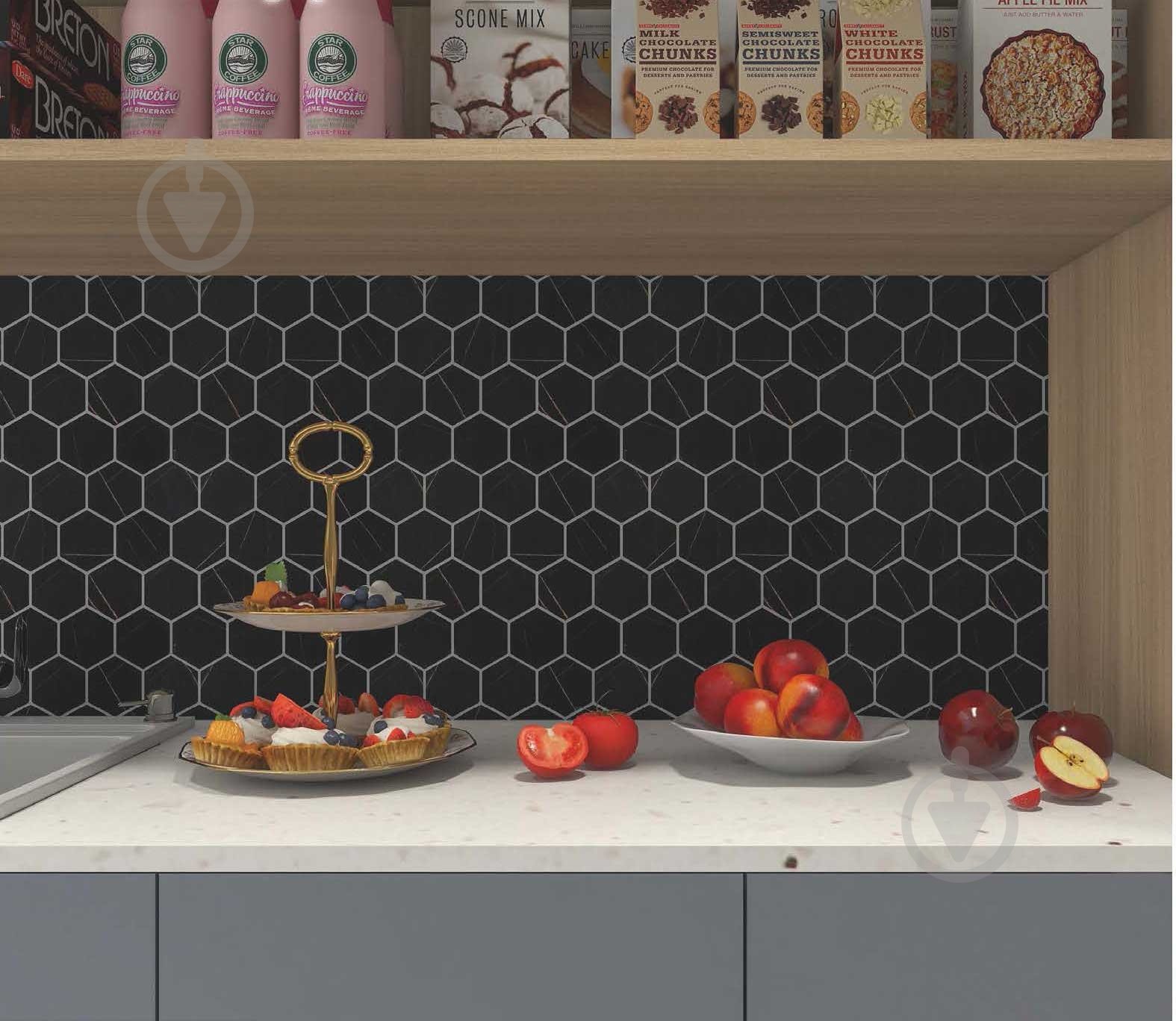 Мозаика Intermatex Hexa zero 25,8x29,8 см - фото 2