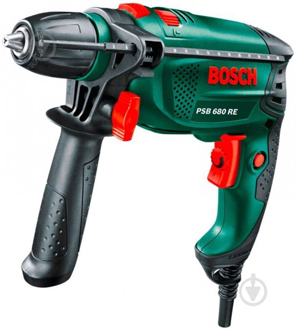 Дрель ударная Bosch PSB 680 RE 0603128022 - фото 1