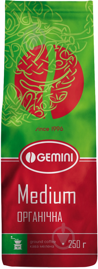 Кофе молотый Gemini Medium 250 г 4820156430669 - фото 1